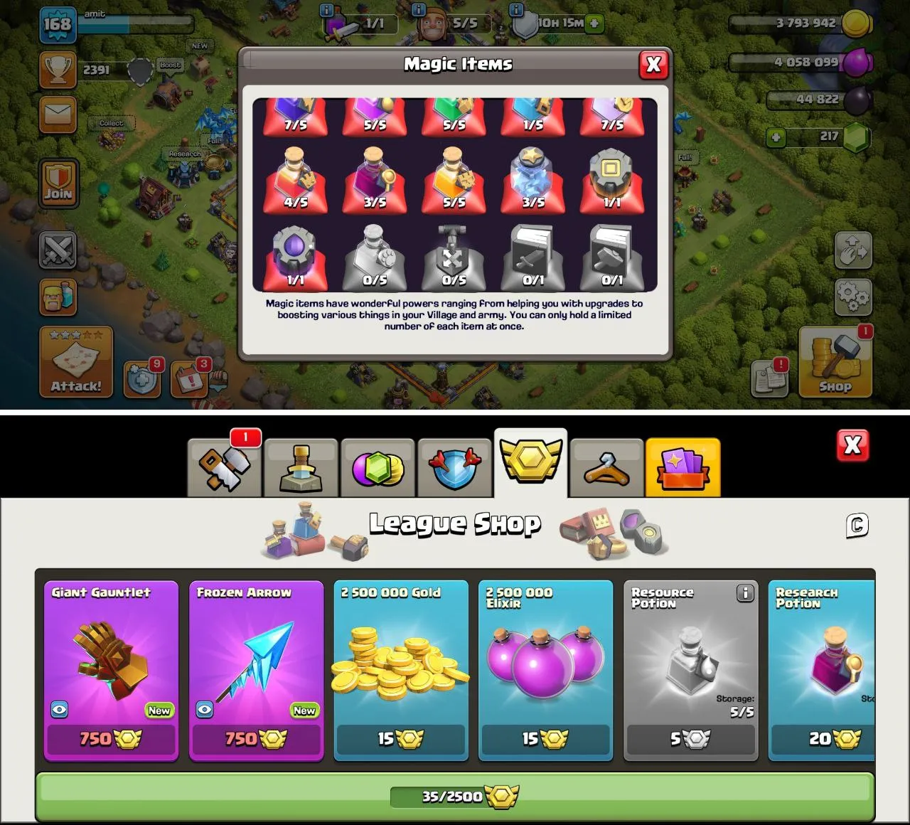 DONATION TH13 | 5000 ATB |MANY MAGIC ITEMS | GUD DEFENCES | HEORES 50-57-40-31-6 | INSTANT DELIVERY