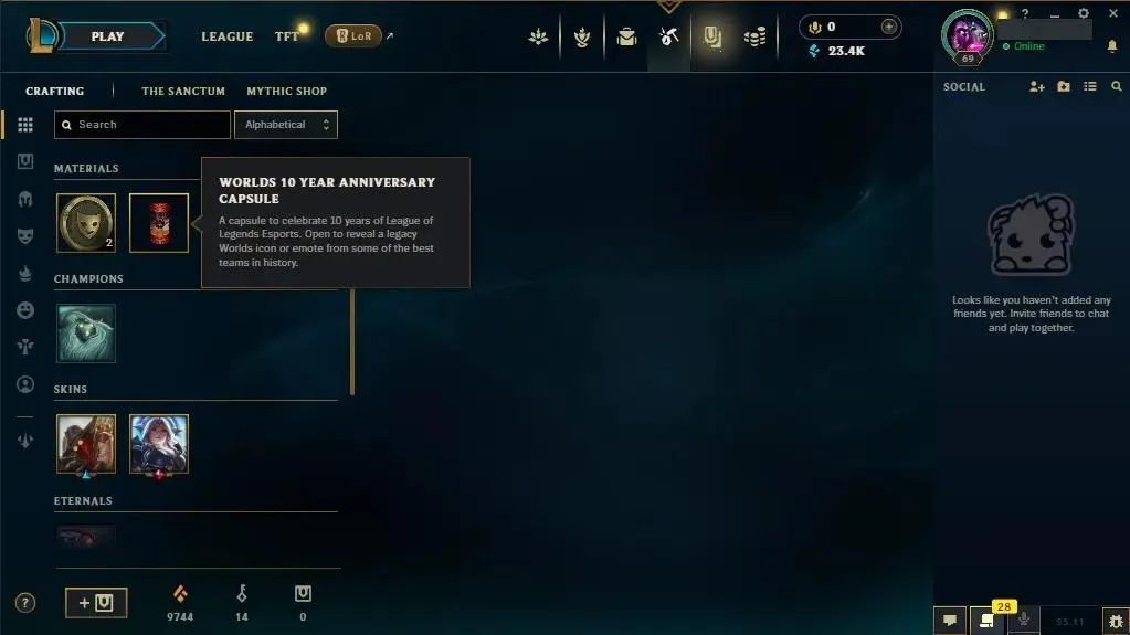 【NA】✅ Hand-made | Unranked | 🧙‍♂️ 42 Champs | 🎨 10 Skins | 🎖️ Level 69 | 💠 23480 BE | 🔐 Full Access | ⚡ Instant Delivery #0469