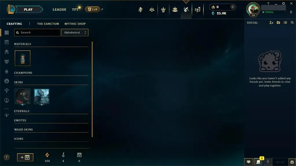 EUW ✅👑Arcane Brawler VI👑- ♟️Champions:32 🎨 Skins: 3 LV: 38 👑 1st Owner #0489