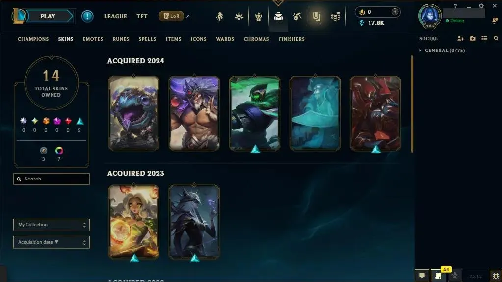 【EUW】✅ Stacked account 🧙‍♂️ 94 Champs 🤩 Skins 14 🎖️ Level 183 | 💠 17882 BE | Original Ownership Transfer | 🔐 Full Access | ⚡ Instant Delivery #0478