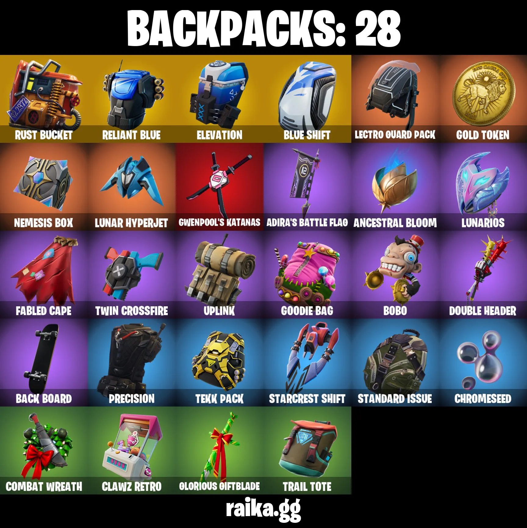 [PC/PSN/XBOX] 12 skins | Blue Team Leader | Trilogy | Blue Striker | Cloud Striker | Rust Bucket | Reliant Blue | Elevation | Blue Shift | 200 VB