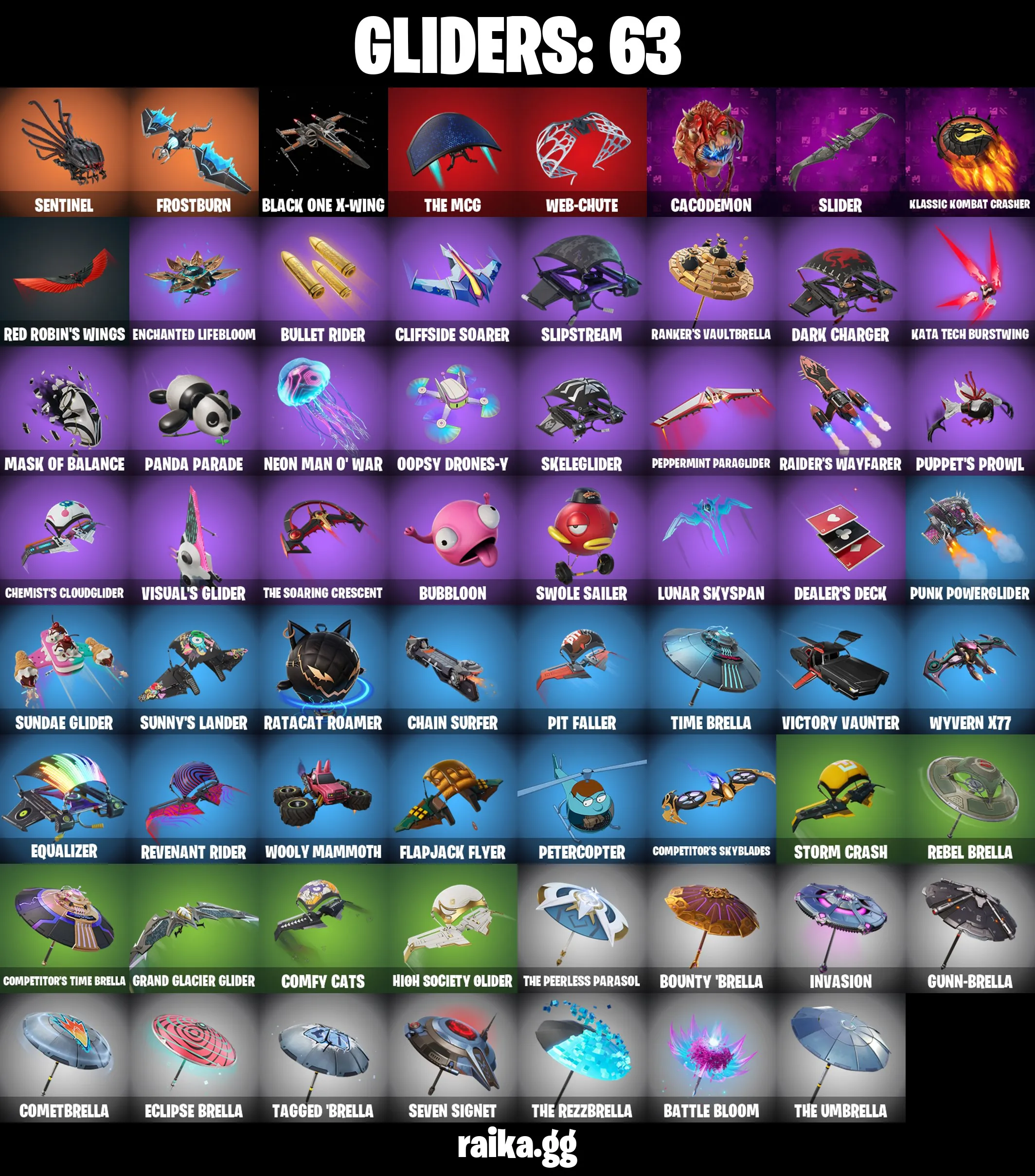 [PC/XBOX/NIN] 60 skins | Grind | Havoc | Clutch | Sub Commander | Harbinger Armor Omegarok | Spectra Knight | Burning Ambition Valeria | Fancy Peter Griffin | 450 VB