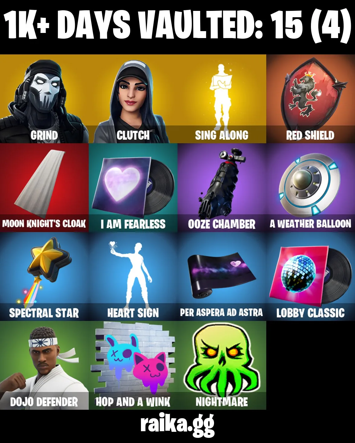 [PC/XBOX/NIN] 60 skins | Grind | Havoc | Clutch | Sub Commander | Harbinger Armor Omegarok | Spectra Knight | Burning Ambition Valeria | Fancy Peter Griffin | 450 VB