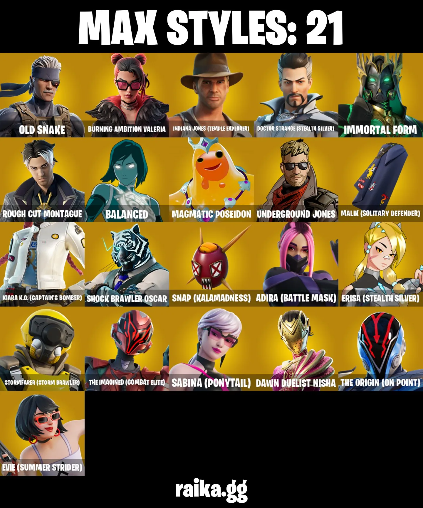 [PC/NIN] 54 skins | Trilogy | Blue Striker | Vivi Chroma | Burning Ambition Valeria | Immortal Form | Malik (Solitary Defender) | Snap (Kalamadness) | 650 VB