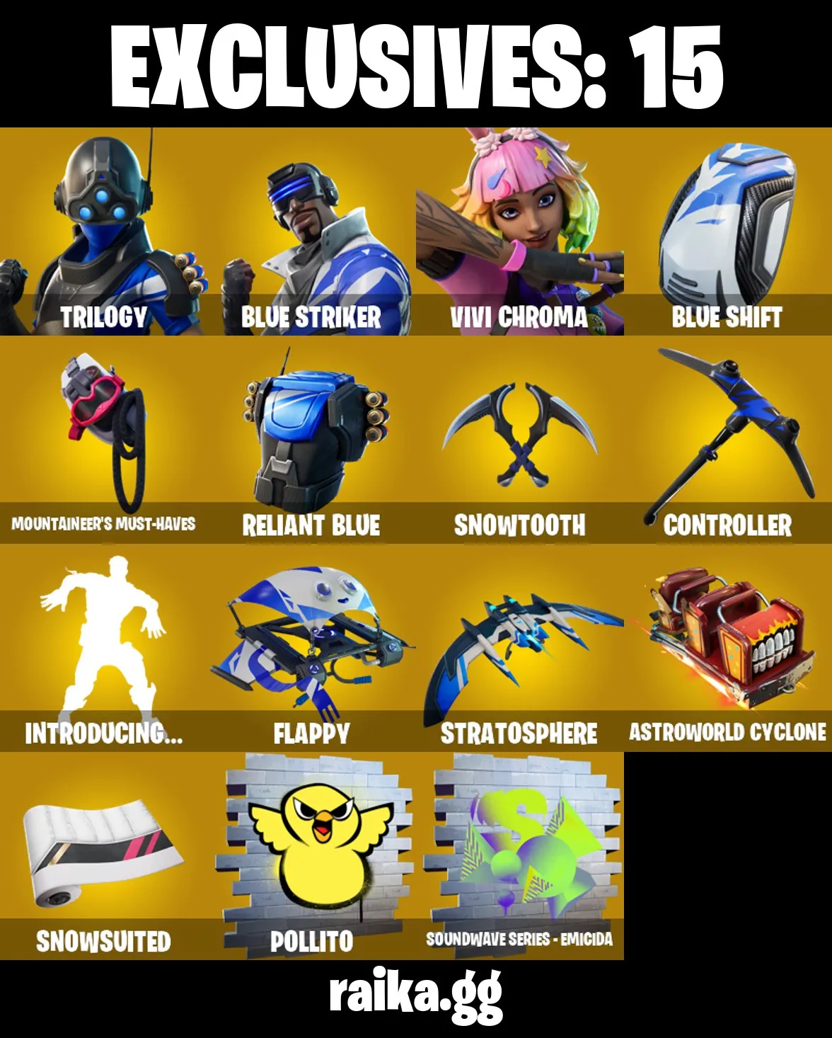 [PC/NIN] 54 skins | Trilogy | Blue Striker | Vivi Chroma | Burning Ambition Valeria | Immortal Form | Malik (Solitary Defender) | Snap (Kalamadness) | 650 VB