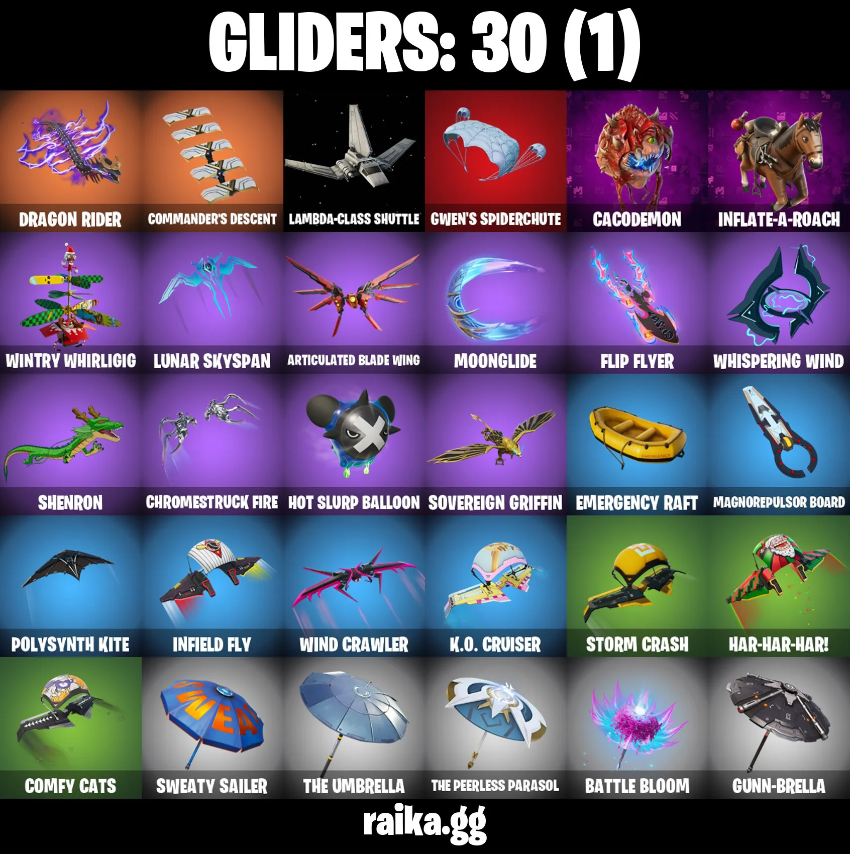 [PC/PSN/XBOX] 31 skins | The Ageless Champion | Malik (Solitary Defender) | Snap (Kalamadness) | Paradigm (Aurelian) | Ascension Nezumi | Son Goku | Twyn | 100 VB