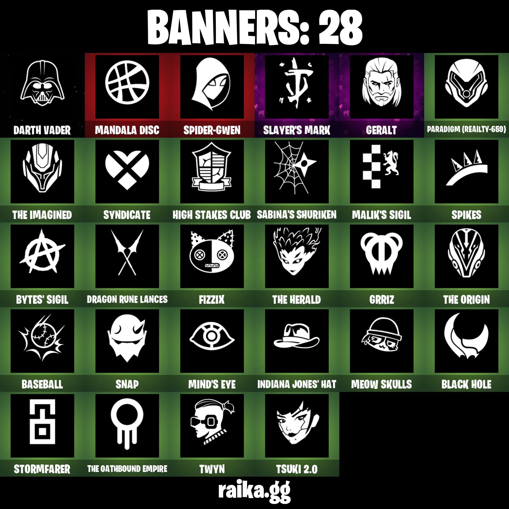 [PC/PSN/XBOX] 31 skins | The Ageless Champion | Malik (Solitary Defender) | Snap (Kalamadness) | Paradigm (Aurelian) | Ascension Nezumi | Son Goku | Twyn | 100 VB