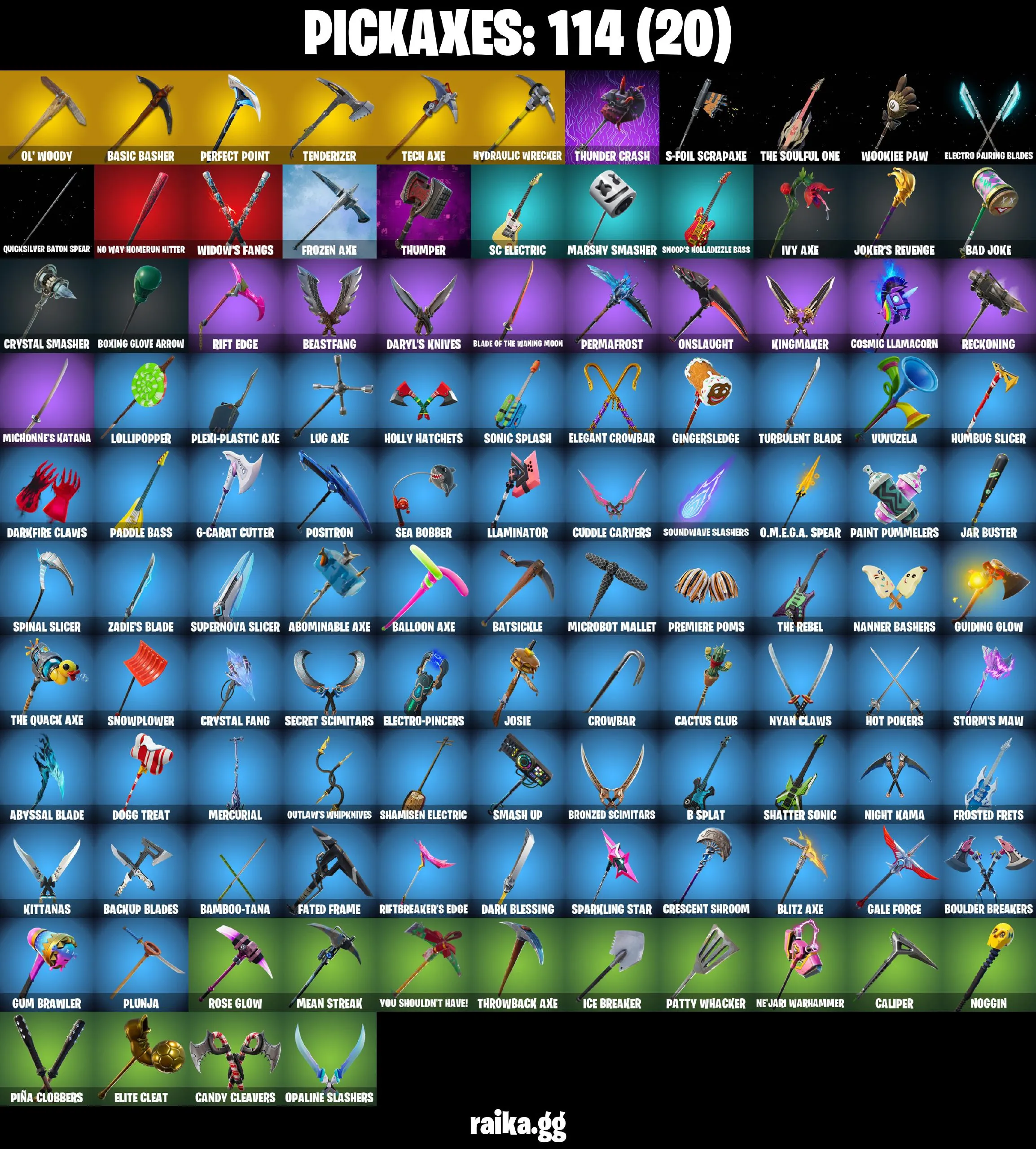 [PC/XBOX/NIN] 81 skins | OG STW | Blue Team Leader | Blue Striker | Rogue Agent | Trailblazer | Drift Stage 5 | Ragnarok (No Shoulder Pad) | Calamity Stage 5