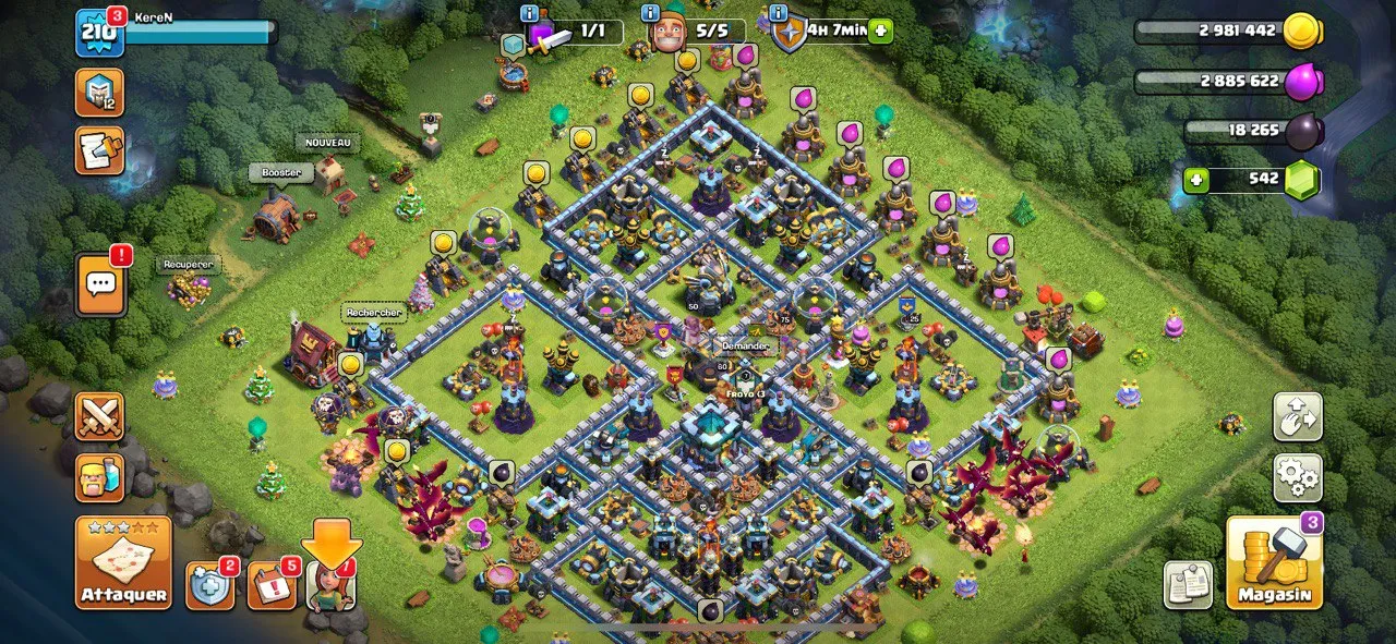 🔥 TH13 ⚔️ Maxed Powerhouse ✔ AQ 78 | BK 60 | GW 40 | RC 25 | Elite Troops 💪 | Well-Upgraded Base 🏰 | BH8 | Active Clan Leader 👑 | Ready for TH14 