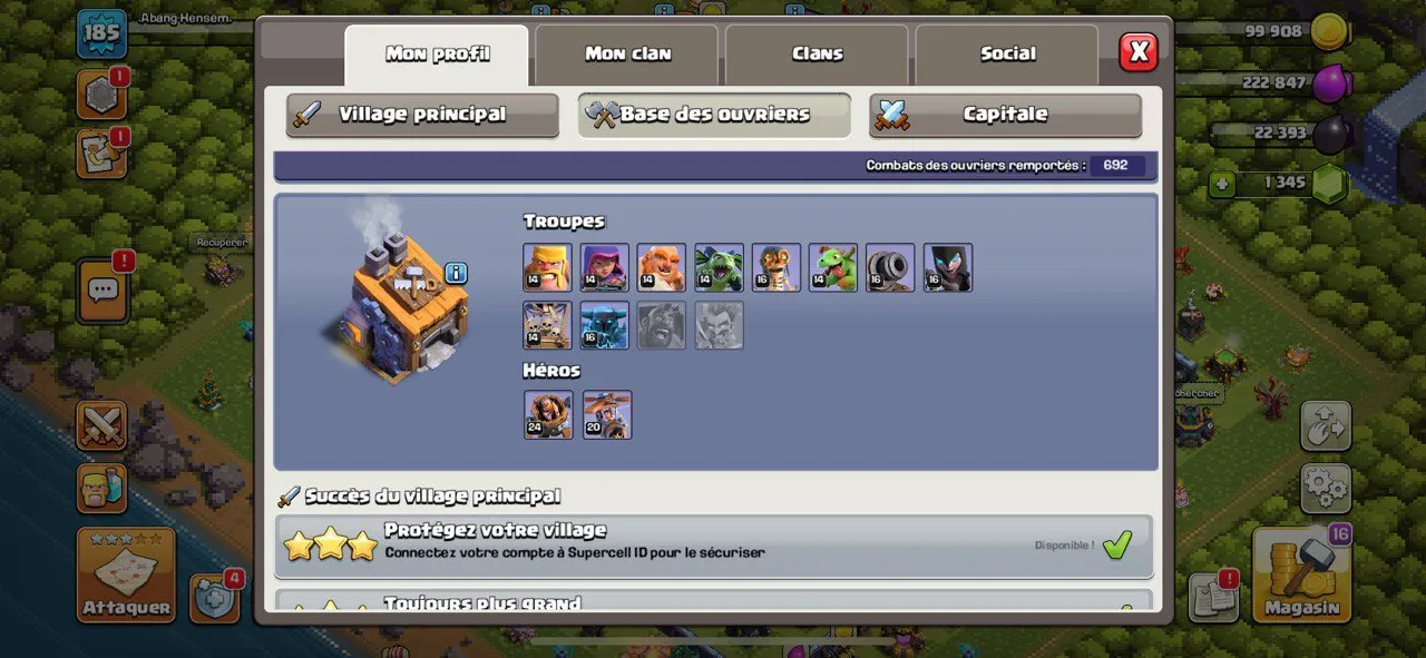 TH14 🔥 Maxed Heroes ✔ AQ 80 | BK 75 | GW 55 | RC 30 | Strong Army 💪 | Upgraded Base 🏰 | BH8 | War Ready ⚔️ | Fast Progress 🚀