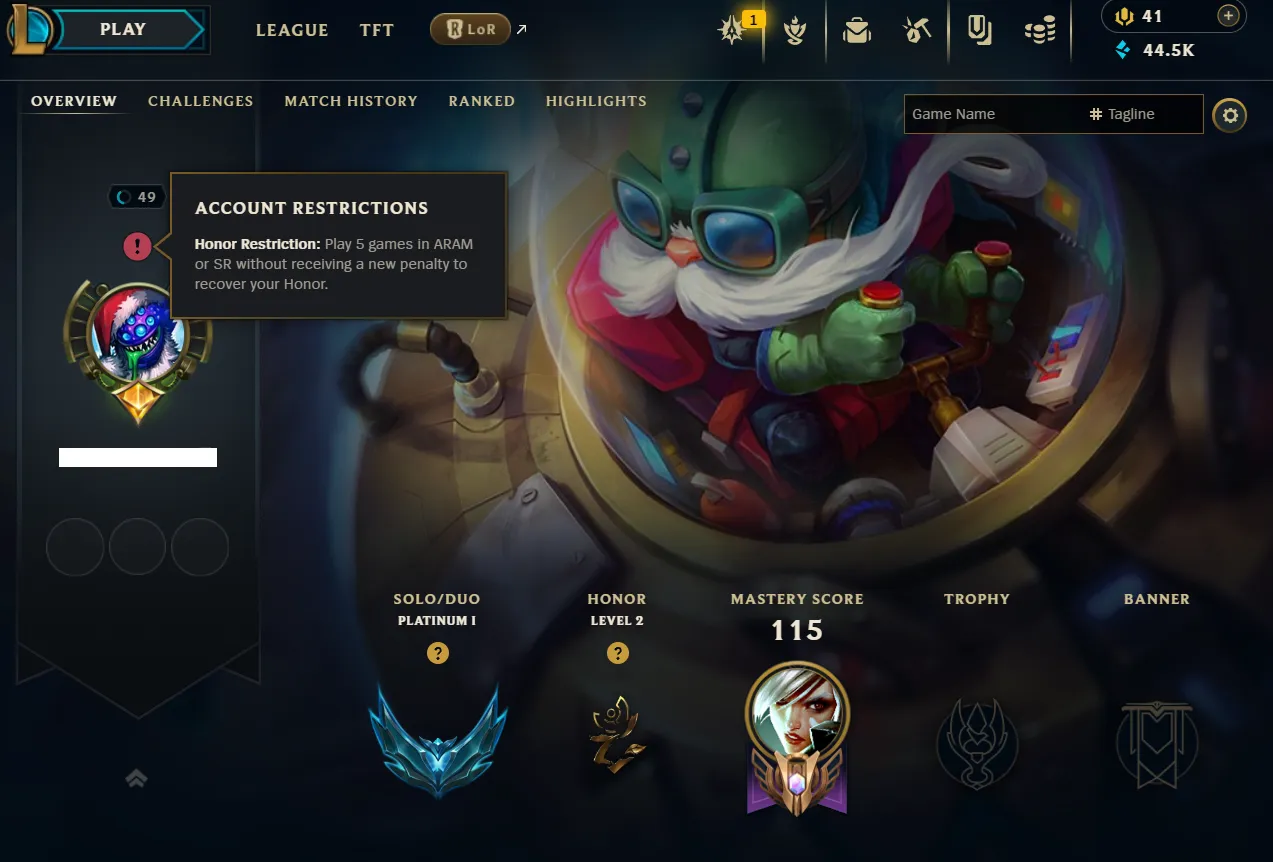 EUW 🔱 PLAT 1 🔱 59% WINRATE 🔱 30 SKINS 🔱 GOOD LP GAINS 🔱 44500 BE 🔱 LEVEL 49 🔱 VANGUARD SAFE 🔱 93 CHAMPS  🔱 Changeable Mail 🔱 Handleveled 🔱