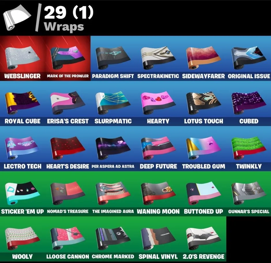 F1154 Rare Superhero & Marvel, Spider-Gwen, Spider-Man, Doctor Strange, The Foundation, 32 Skins, 32 Pickaxes 