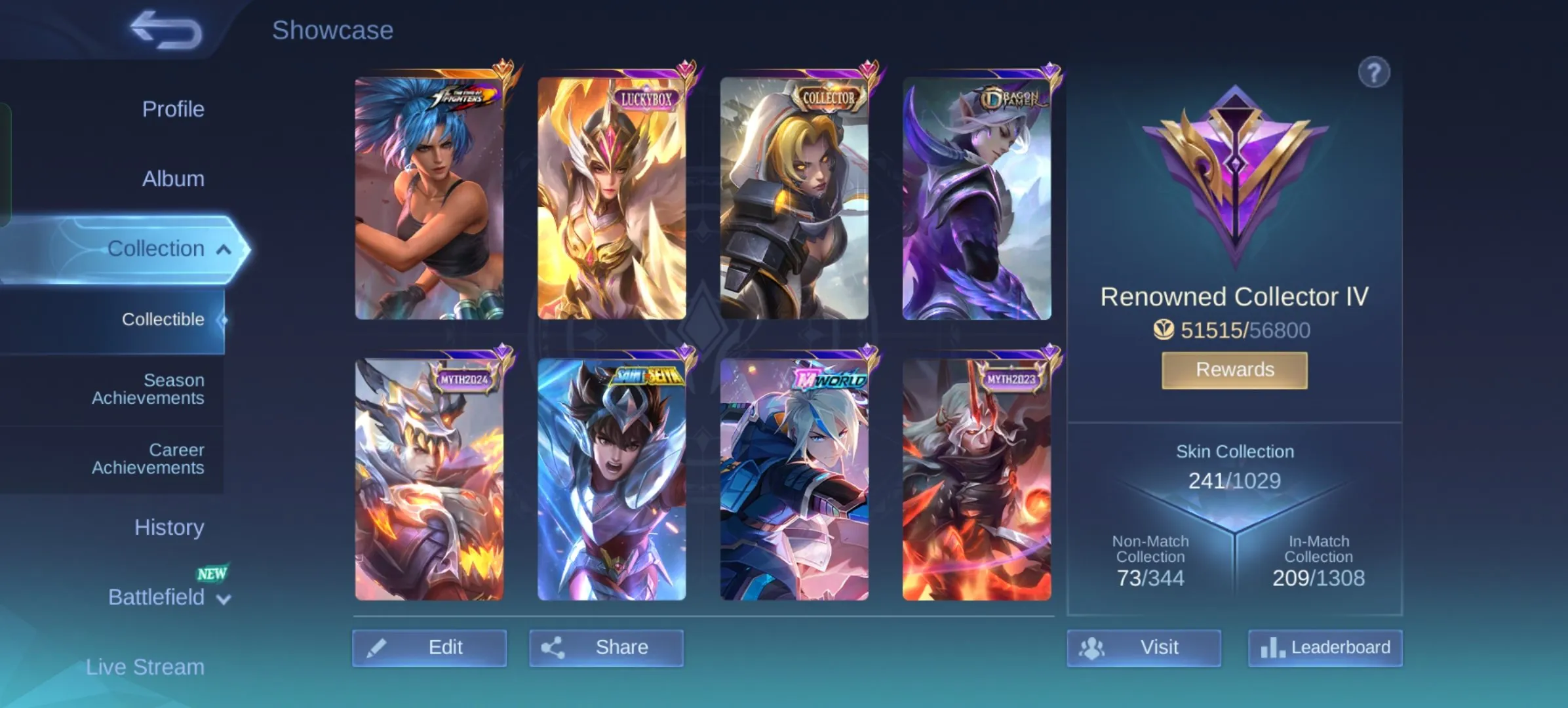ML514 KOF Karina Luckybox Freya Collector Natalia Amazing Recall 103 Magic Cores