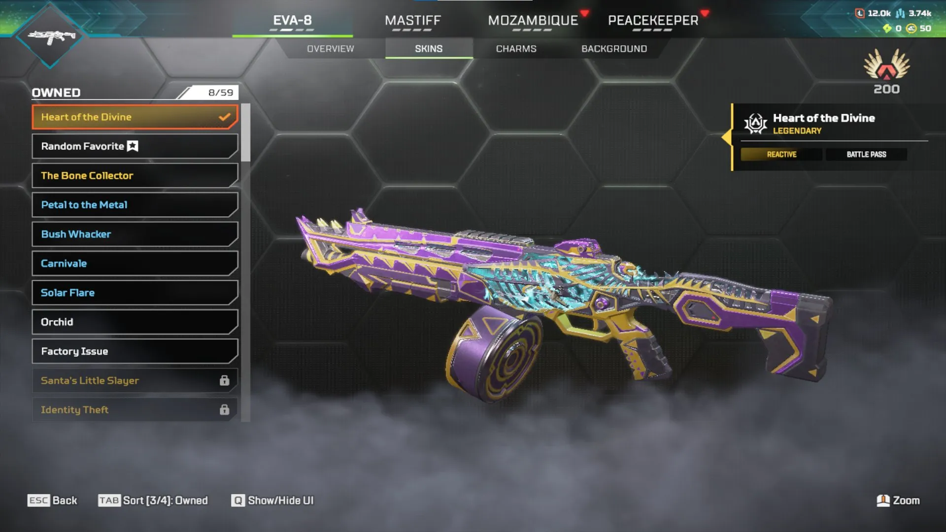 AP642 Reactive Skins Account | 323 LVL | 77 Legendary | 2 Exotic