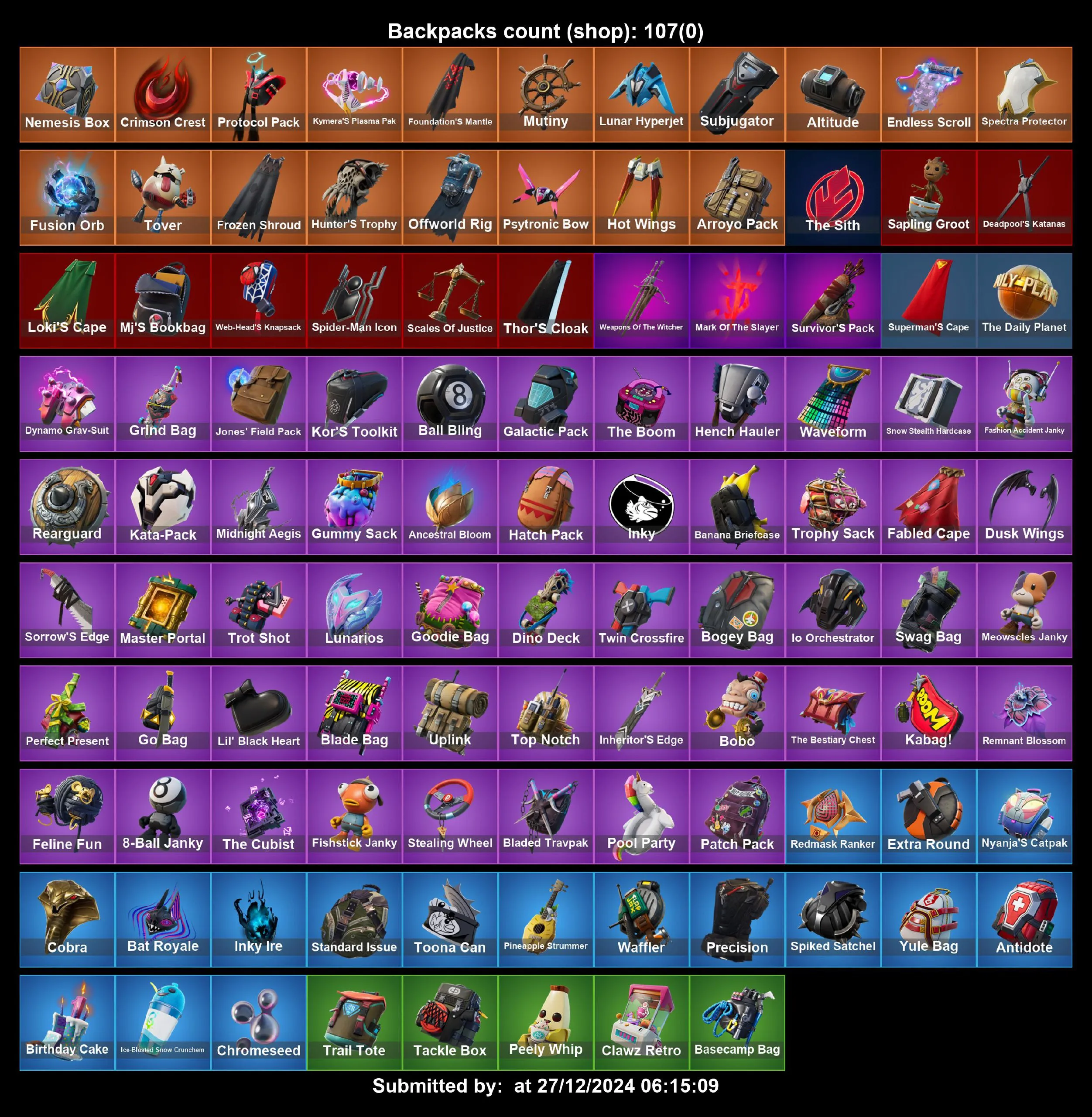 [PC/PS4-5/XBOX] 100 Skins | Carbide | OrangeJustice | Drift(Max) | LaraCroft | Dizzie | Absenz | WingMan | LOKI | SuperMan | Ace | SpiderMan | Full Email Access