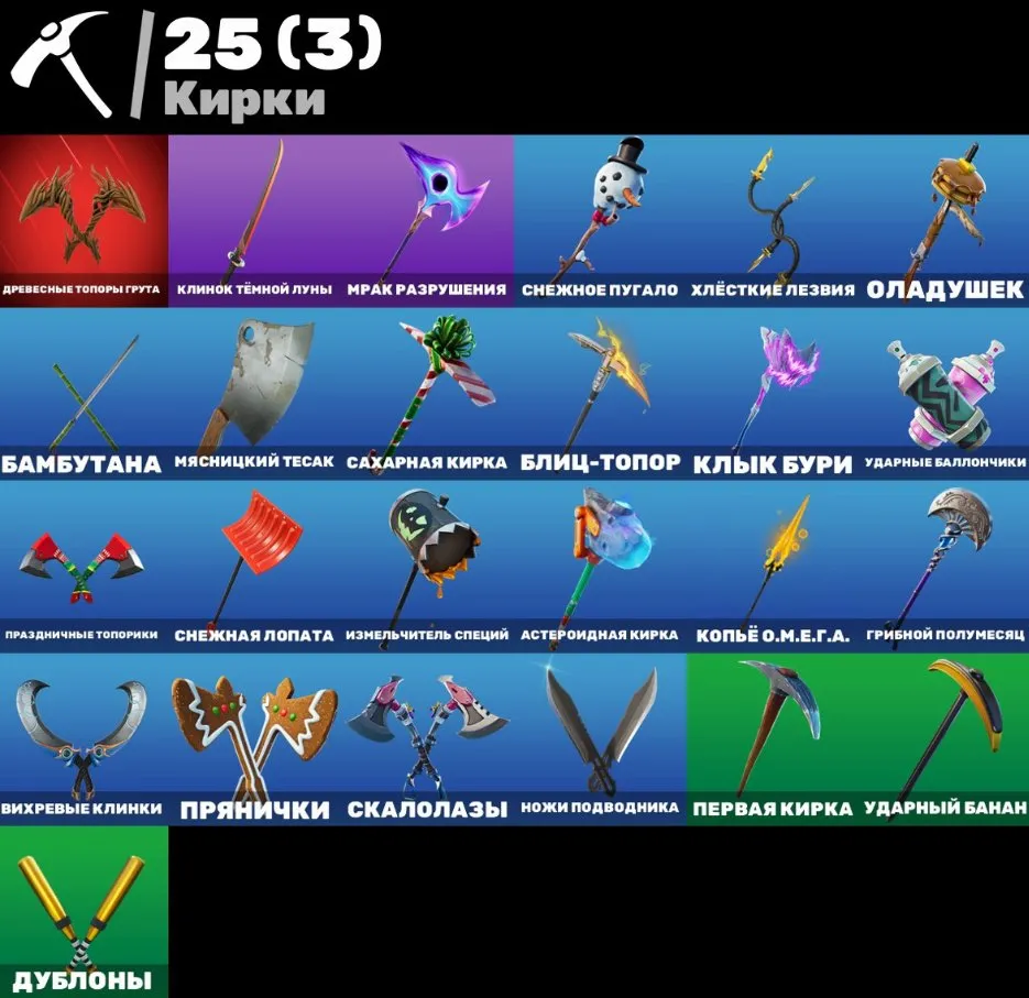 F1272 Kylo Ren, Future Amplitude, Indigo, Agile Patrolman, Frozen Banana, Evergreen (G)