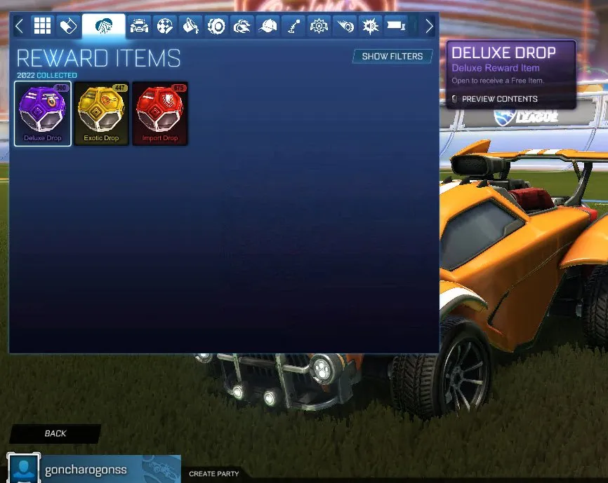 STOCK395 //LIMITED EPIC GAMES ACCOUNT, 2022 Unopened Deluxe, Exotic, Import Chests