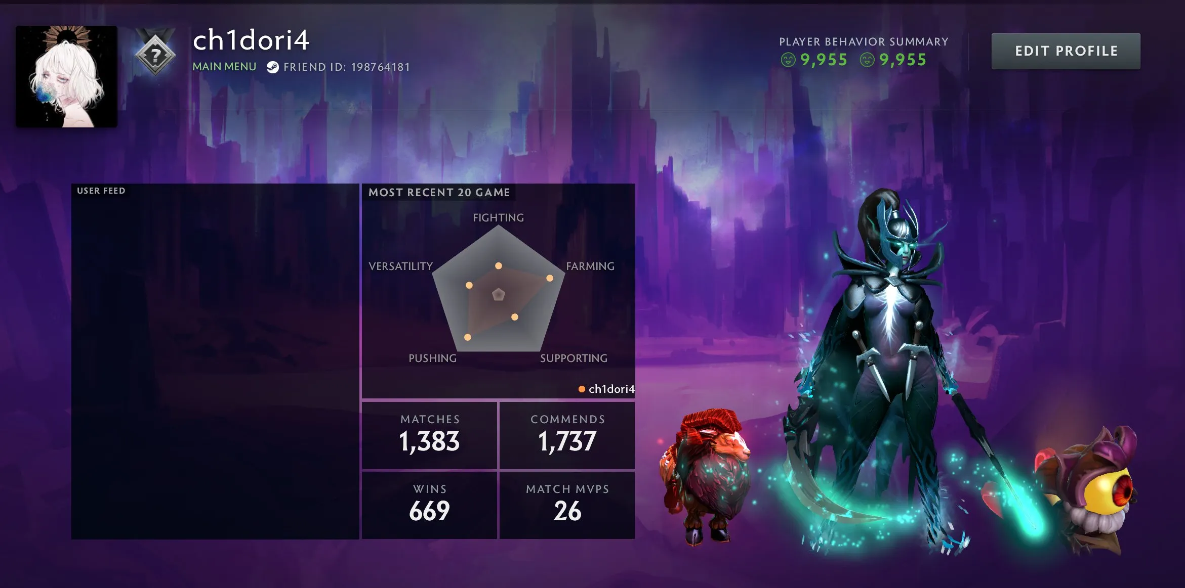 ✧・゚:*✧ 15% OFF ✧・゚:*✧ Prices Falling Like Summer Rain Dota 2 Accounts - 400 MMR, 45 LVL, 9300 Behavior Score(#E54713481f) ✧・゚:*✧