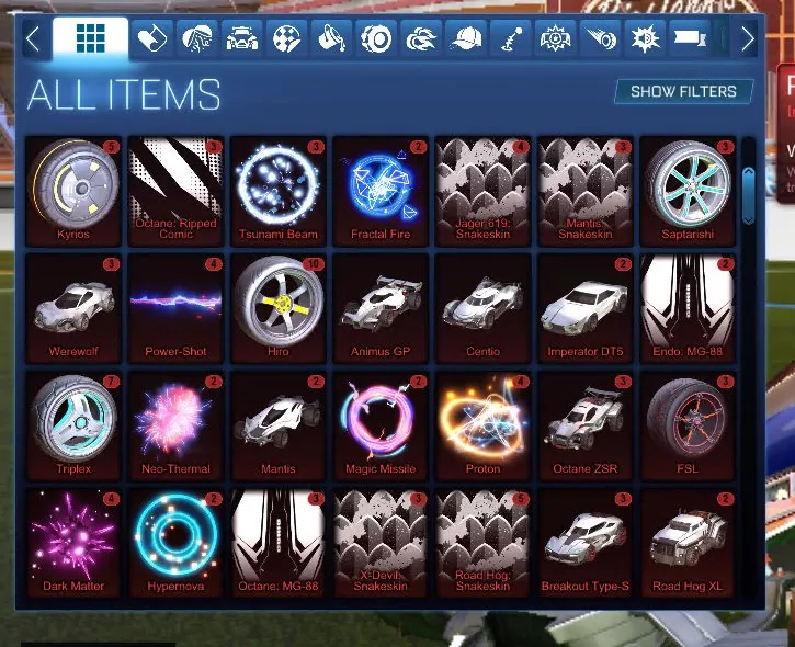 STOCK590 //Fennec, 130 Exotic/205 Deluxe Drops, Mad Rad, Dueling Dragons, Zomba, 40+ BMs