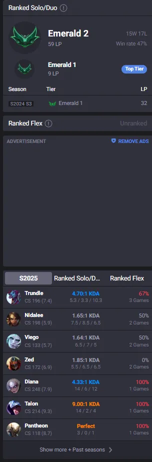 š„LVL241 Emerald 2 59LPš135Champs 86Skinsā
Lifetime Ownership Guarantee - Never Taken BackāName ChangeablešEmerald Rewards