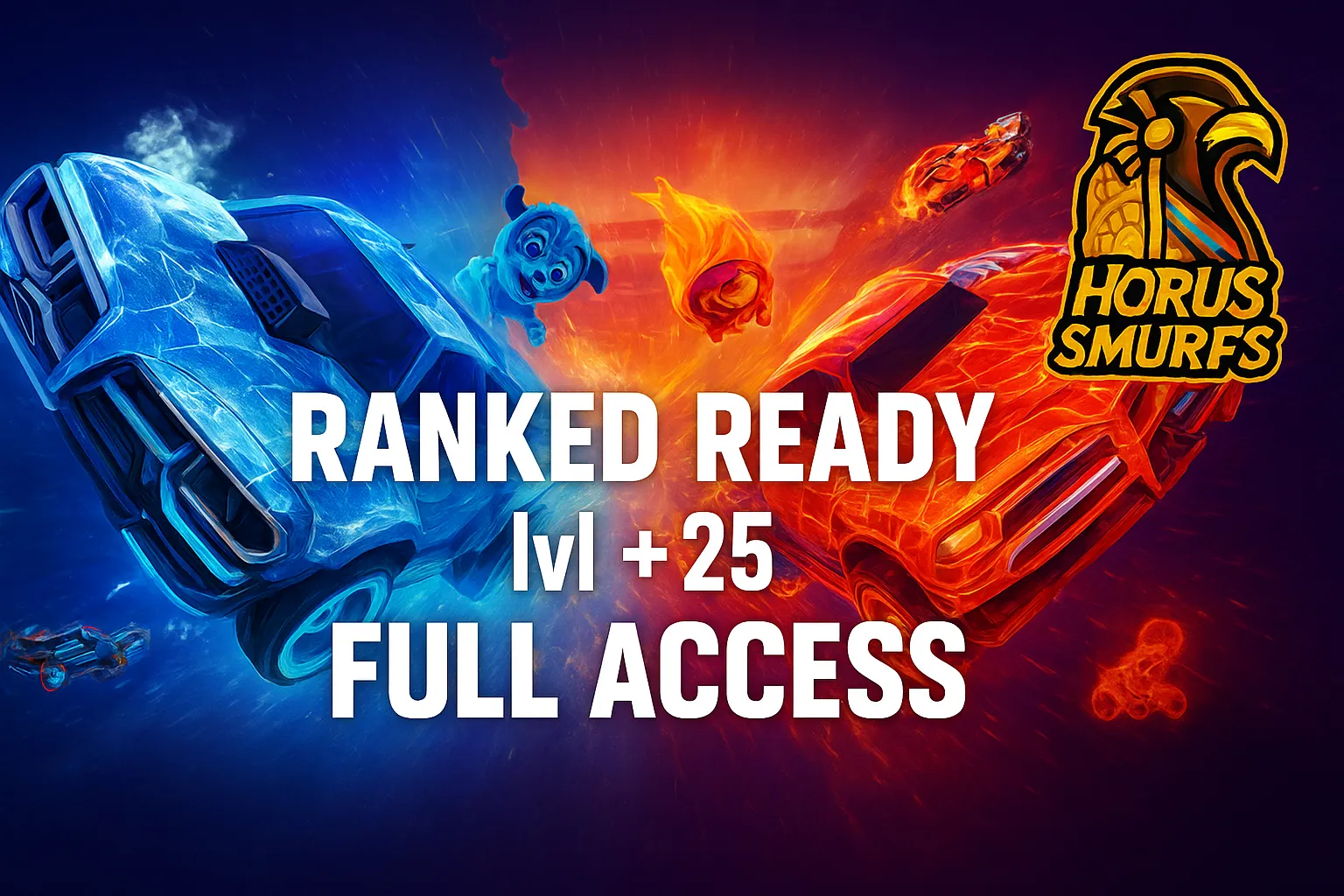 🏆Rocket League🔥Level +25 ✅Ranked Ready ✅Epic Games ✅Full access🚀Instant Delivery