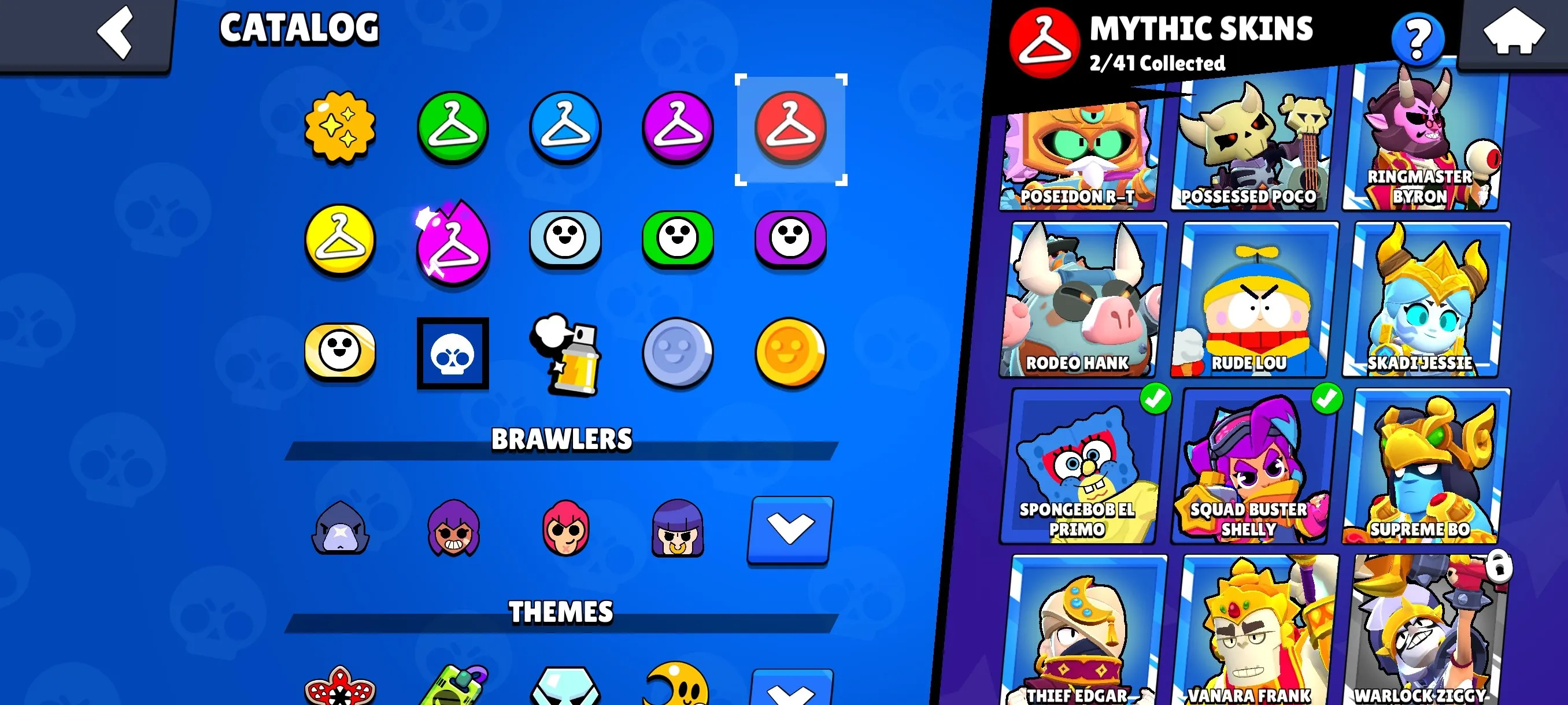 BS1925 High Hypercharge 34k Trophies Account 111 Skins Godzilla Buzz Sovereign Rico Spongebob El Primo Squad Buster Shelly
