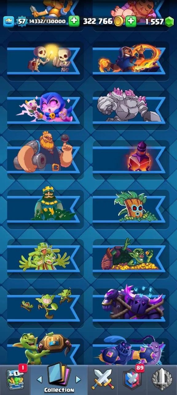 CR563 10101 trophies star 12 evolution cards star 2 level16 champs star 2 level15 champs star 6 level14 champs star arena25 level57 46 emotes