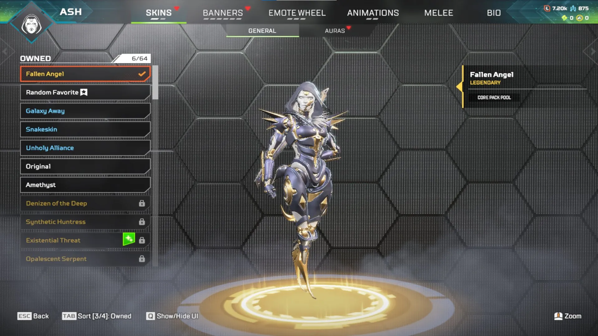 AP640 High Level 295 Account with 52 Legendary Items, 7k+ Coins, 875 Crafting Metals, 1500 Kills