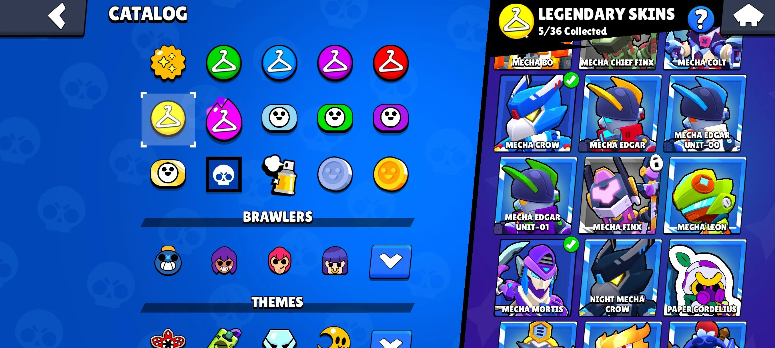 BS1926 Max 30k Trophies 80/96 Brawlers 127 Skins Devilish Mortis Godzilla Buzz Sovereign Gem Rico Mecha Crow Mecha Mortis Night Mecha Crow 