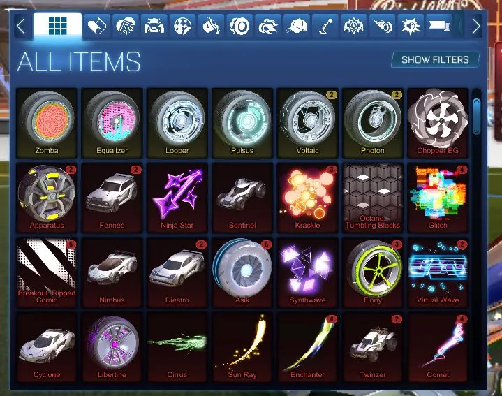 STOCK590 //Fennec, 130 Exotic/205 Deluxe Drops, Mad Rad, Dueling Dragons, Zomba, 40+ BMs