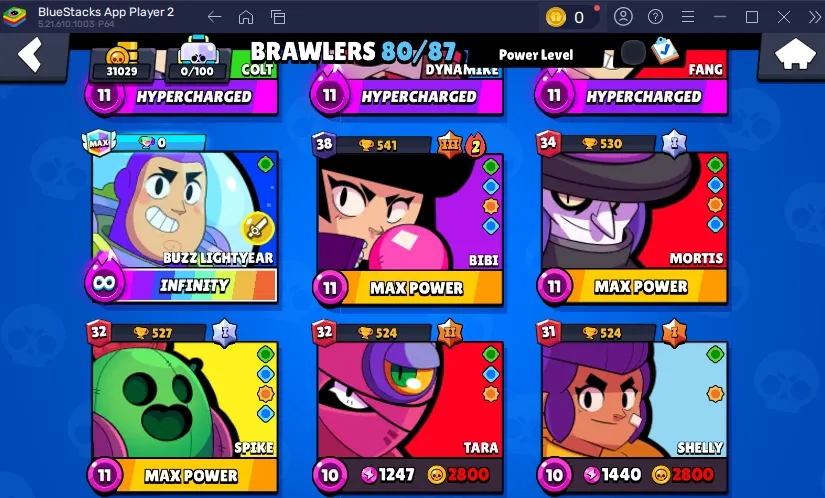 TRIXIE COLETTE ⭐ 31.000 TROPHY ⭐ 80 BRAWLERS ⭐ 76 SKINS ⭐ 7 MAX ⭐ 4 HYPERCHARGE ⭐ INSTANT DELIVERY ⭐ FULL ACCESS ⭐ SEE SCREENSHOTS