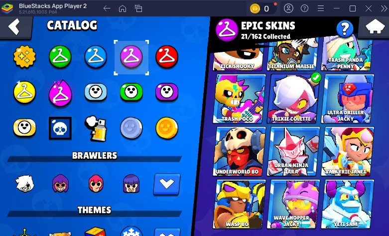 TRIXIE COLETTE ⭐ 31.000 TROPHY ⭐ 80 BRAWLERS ⭐ 76 SKINS ⭐ 7 MAX ⭐ 4 HYPERCHARGE ⭐ INSTANT DELIVERY ⭐ FULL ACCESS ⭐ SEE SCREENSHOTS