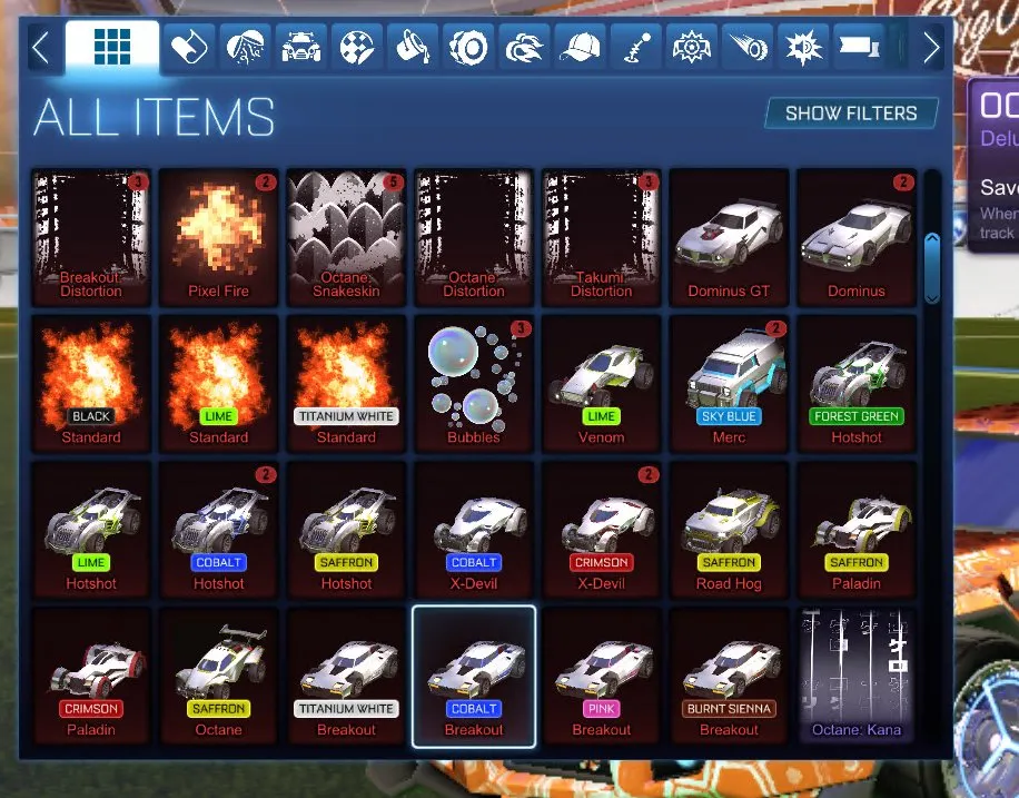 STOCK500 //Titanium White Octane Fennec 40+ Cars 40+ Black Markets Dissolver Heatwave Dueling Dragons