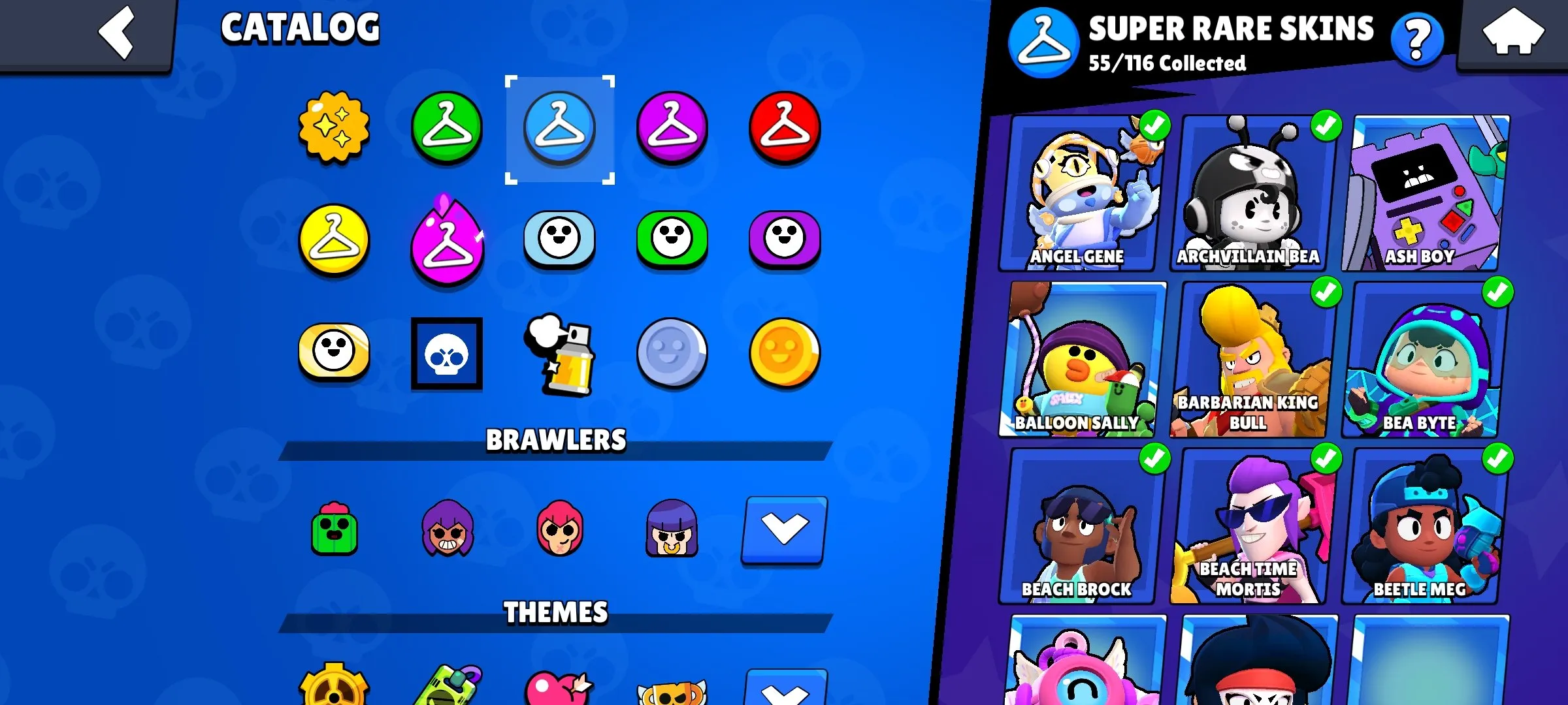 BS1936 High Level 135 | 34383 Trophies | 86 Brawlers | 169 Skins | Antivirus 8-Bit, Dark Mecha Mortis, Evil Queen Pam, Frost Queen Amber, Gold Mecha Bo 