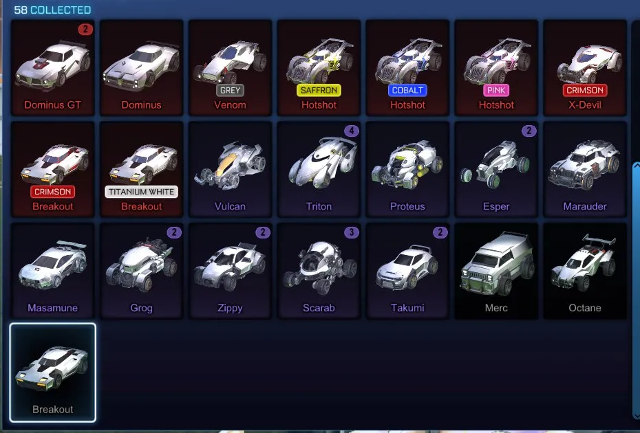 STOCK435 //Fennec, Titanium White Standard Boost, 58 Cars, 32 Black Market, 300+ Premium Items, Wheels, Painted and Rare