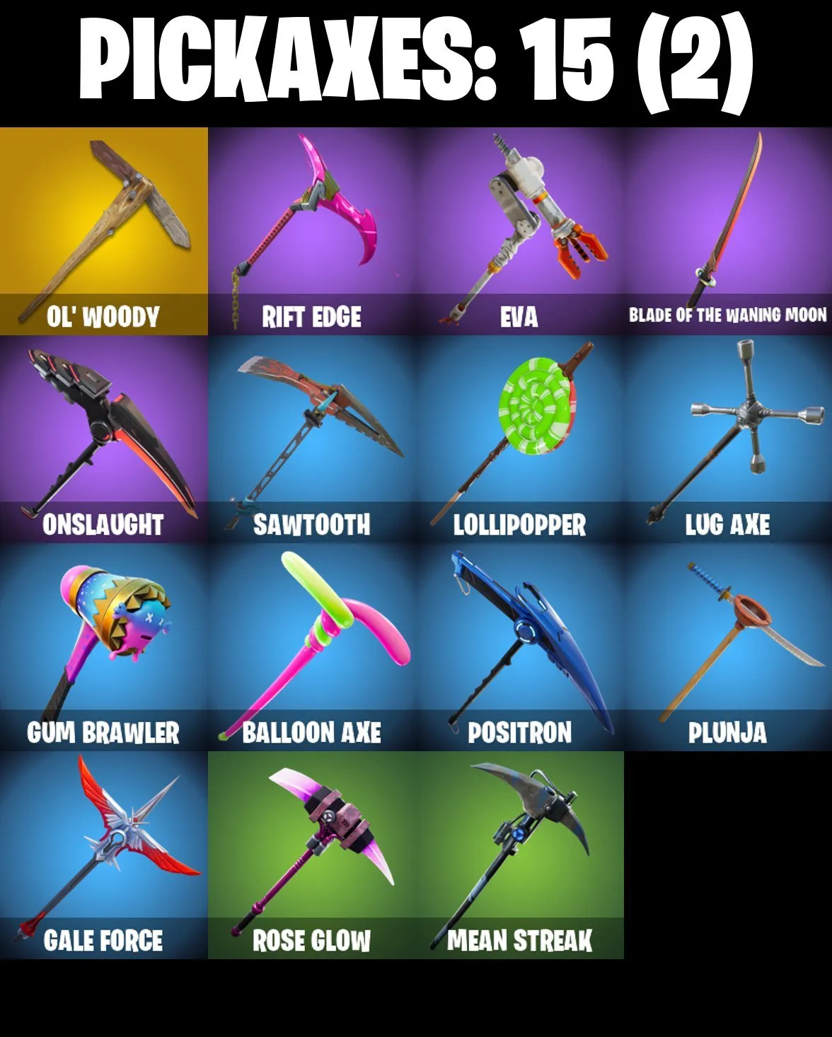 F1141 OG STW/OLD PVE | Super Deluxe Edition | Wingman | Calamity | DJ Yonder | 23 Skins | 19 Gliders | 20 Backblings 