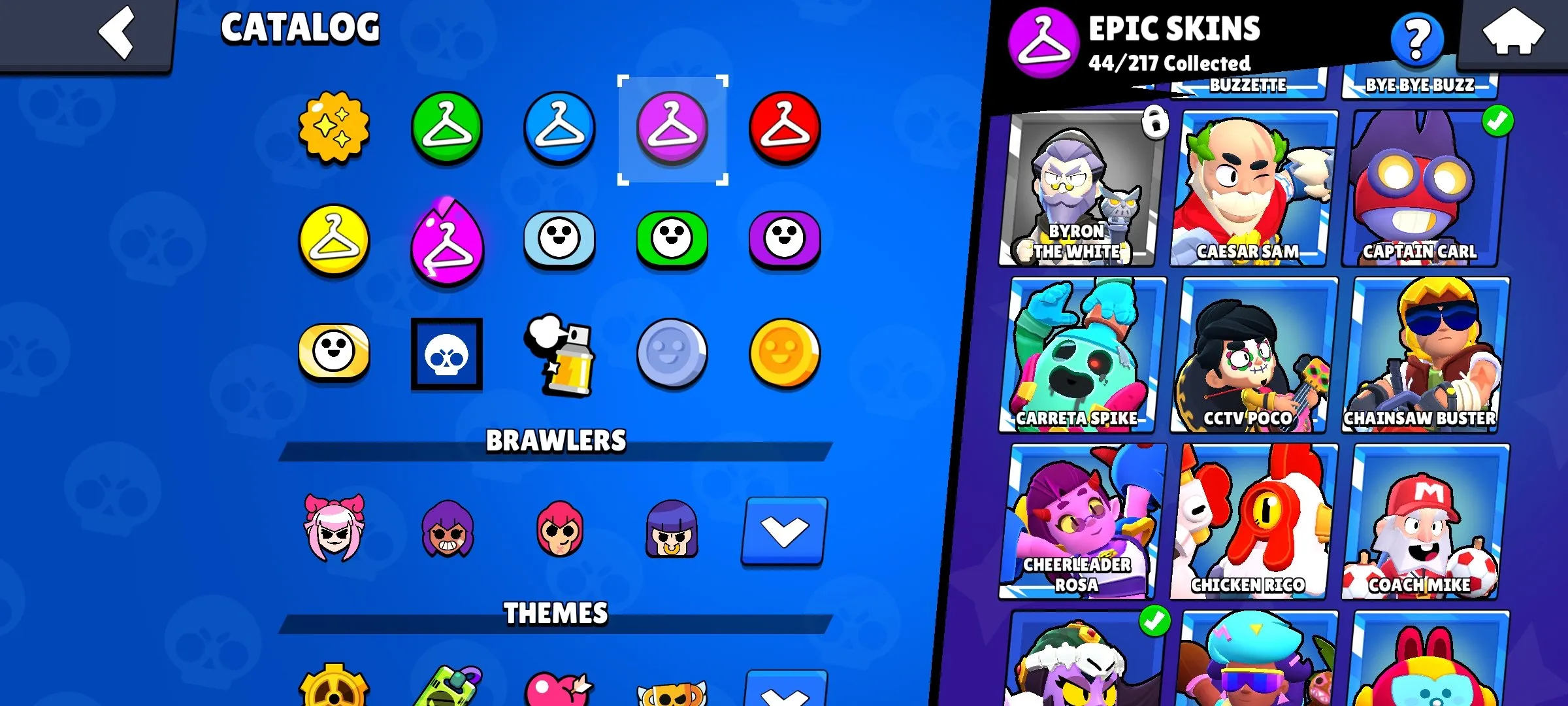 BS1932 High Level 73 Account 35168 Trophies 79 Brawlers 183 Skins Godzilla Buzz Red Godzilla Buzz Mecha Lotus Piper Mecha Petal Piper Mecha Rose Piper Sovereign Gem Rico.