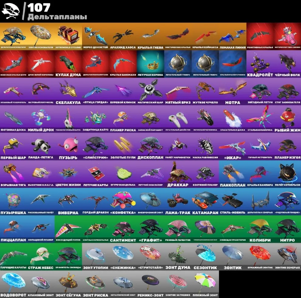 F900 147 Skins | Reaper, Soul Depictor, Psycho Bandit, Take The L | 150 Pickaxes, 107 Gliders, 164 Backpacks | Rare Exclusives & STW Founder