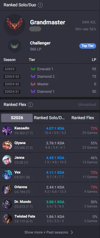 S16🔥LVL63 Grandmaster 460+LP Handleveled💎17K BE 57Champs 15Skins⭐Name Changeable✅Lifetime Ownership Guarantee - Never Taken Back