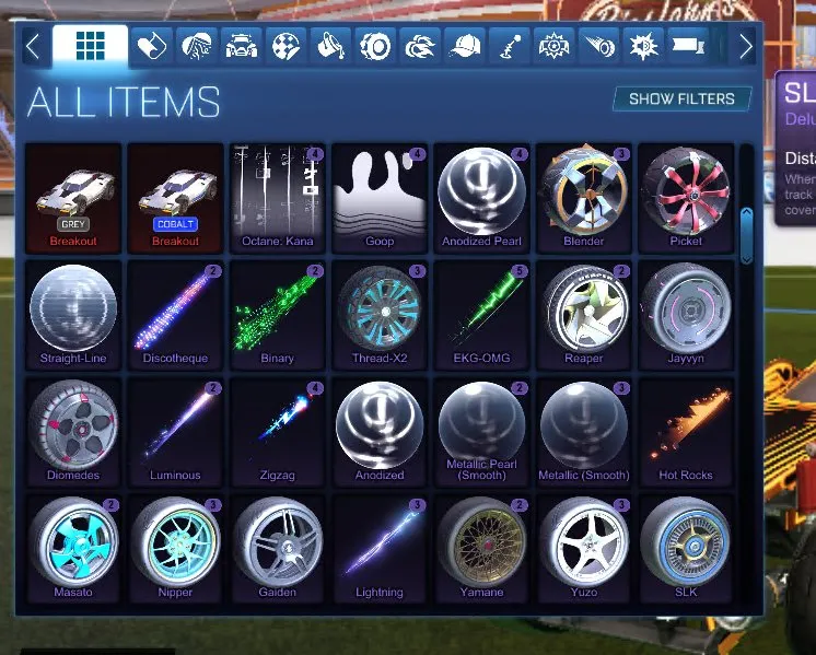 STOCK499 //Fennec + 40+ Black Markets 20XX Trigon Dissolver Heatwave Mainframe Singularity Octane Sets