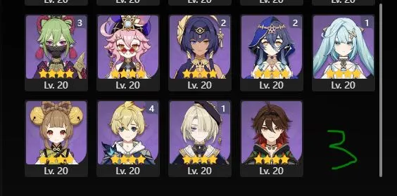 GI1010 High AR59 Europe Account with Furina 90, Hu Tao, Raiden Shogun, Yae Miko, Diluc and Many 5-Star Characters