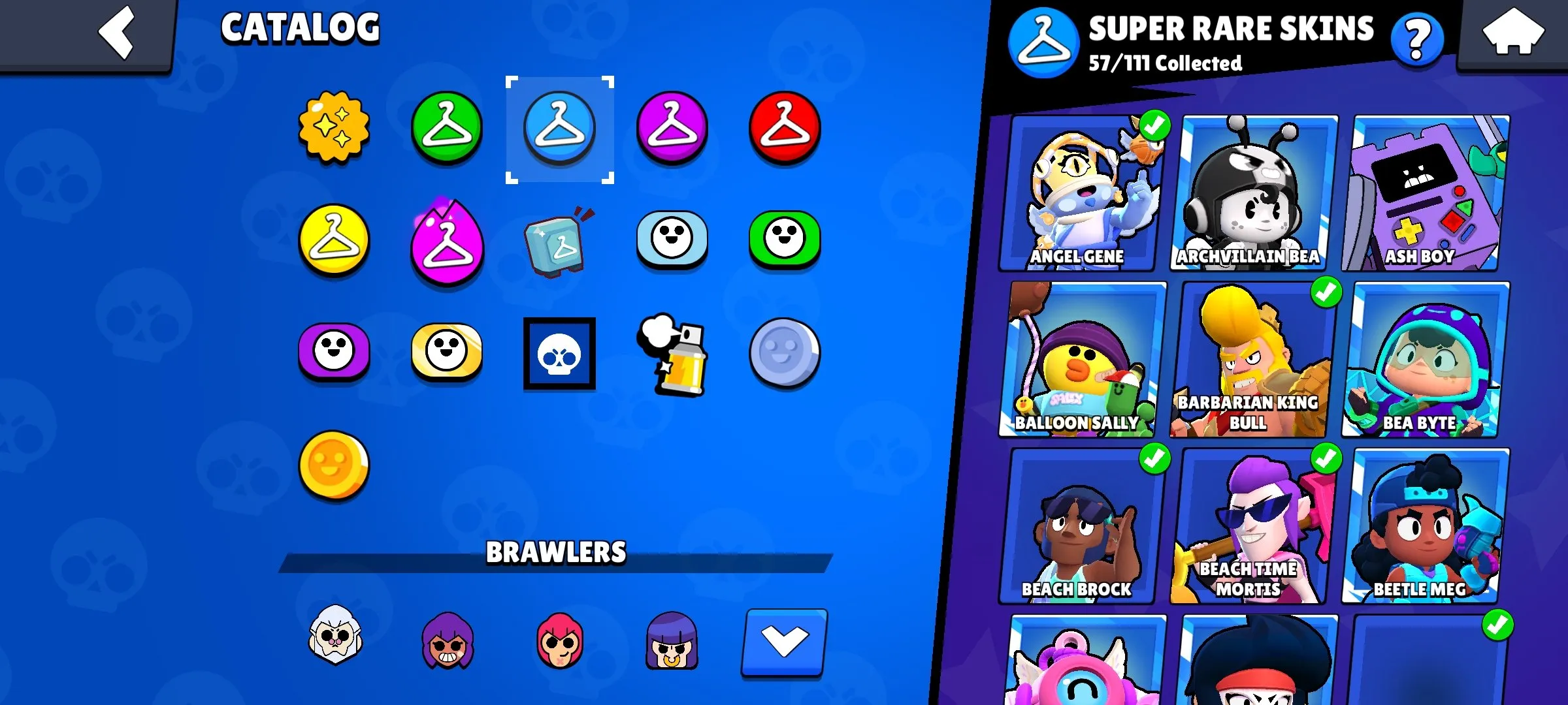 BS1929 1 BP 72014 Trophies 93/97 Brawlers 215 Skins Antivirus 8-Bit Dark Mecha Mortis Evil Queen Pam Frost Queen Amber Gold Mecha Bo Godzilla 