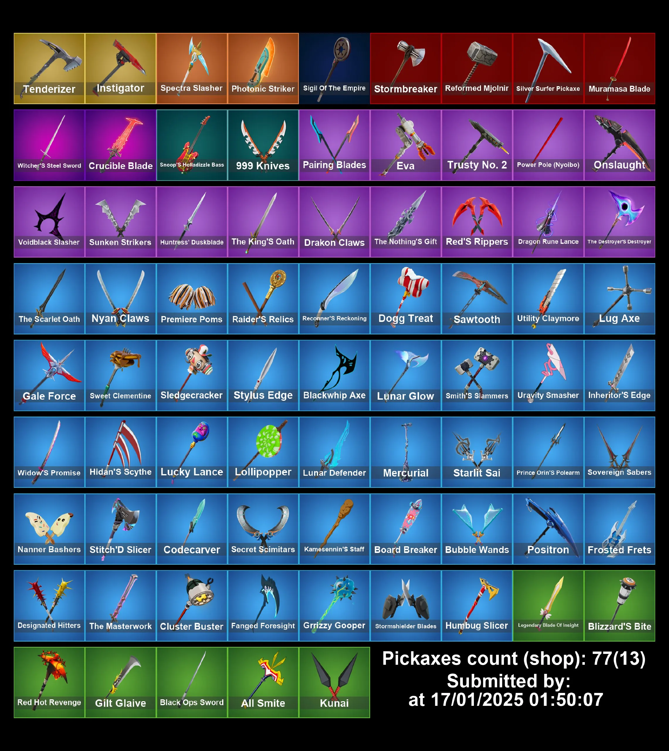 [PC/PS4-5/XBOX] 99 Skins | TRAVIS SCOTT | The Reaper | Elite Agent | Take The L | Omega | Orange Justice | Nick Fury | Piccolo | Son Gohan | Full Email Access