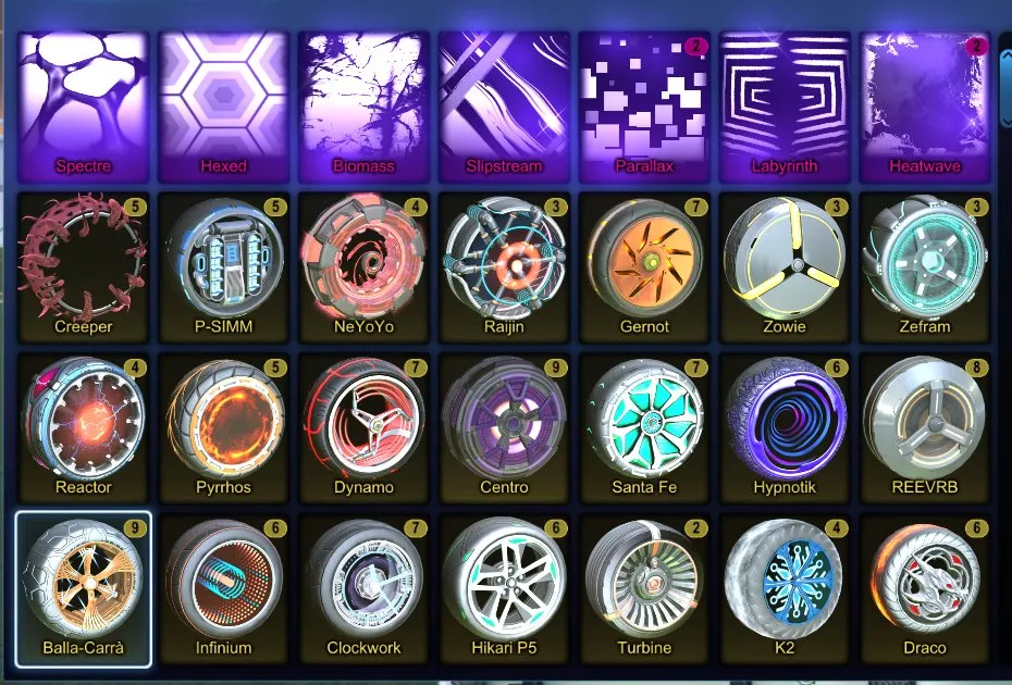 STOCK484 //Fennec, 89 Car Bodies (Titanium White Road Hog & Paladin, Crimson/Sky Blue Merc, Saffron/Cobalt Hotshot, Pink/Crimson Flamethrower, Painted X-Devil, Paladin, Octane), 45+ Black Markets