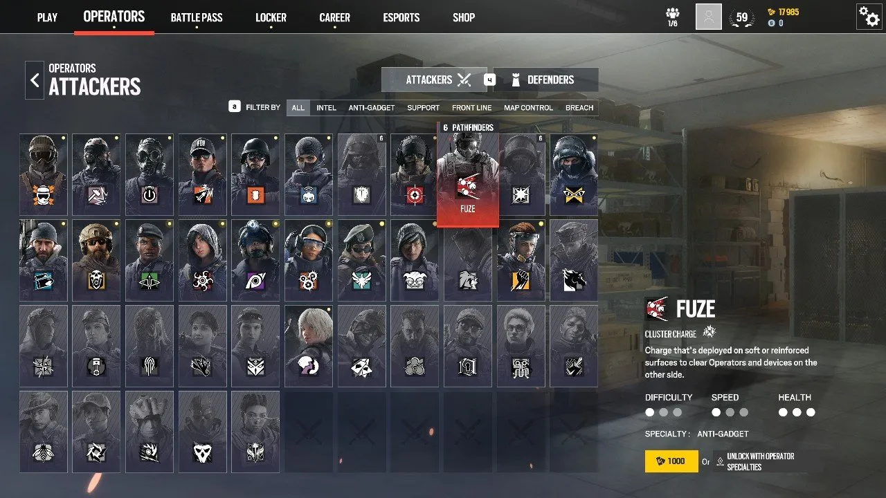 ✧・゚:*✧ 15% OFF ✧・゚:*✧ Heat Up Your Cart Tom Clancy's Rainbow Six Siege - Level 59, Plat 1, 41 Operators, Deluxe Edition(#E55645653f) ✧・゚:*✧