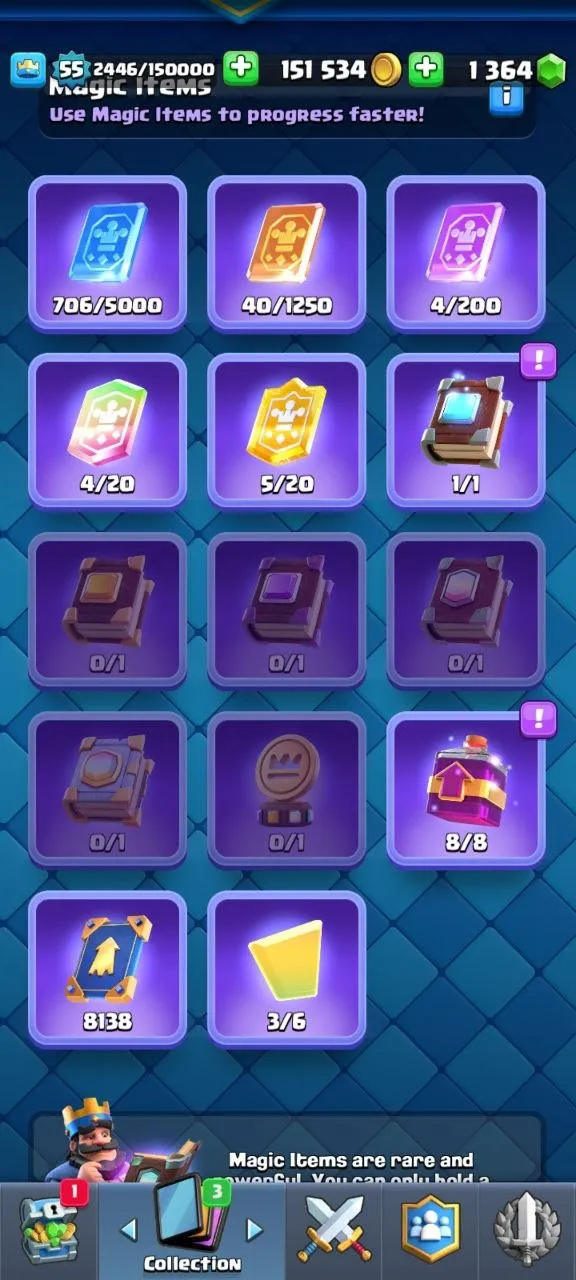 CR522 Maxed Arena 25 Account 10.7k Trophies, 9 Level 15 Elites, 17 Level 14, 10 Evolutions, 70 Emotes, 8 Tower Skins, 53 Banners, 1.3k Gems, 151k Gold 