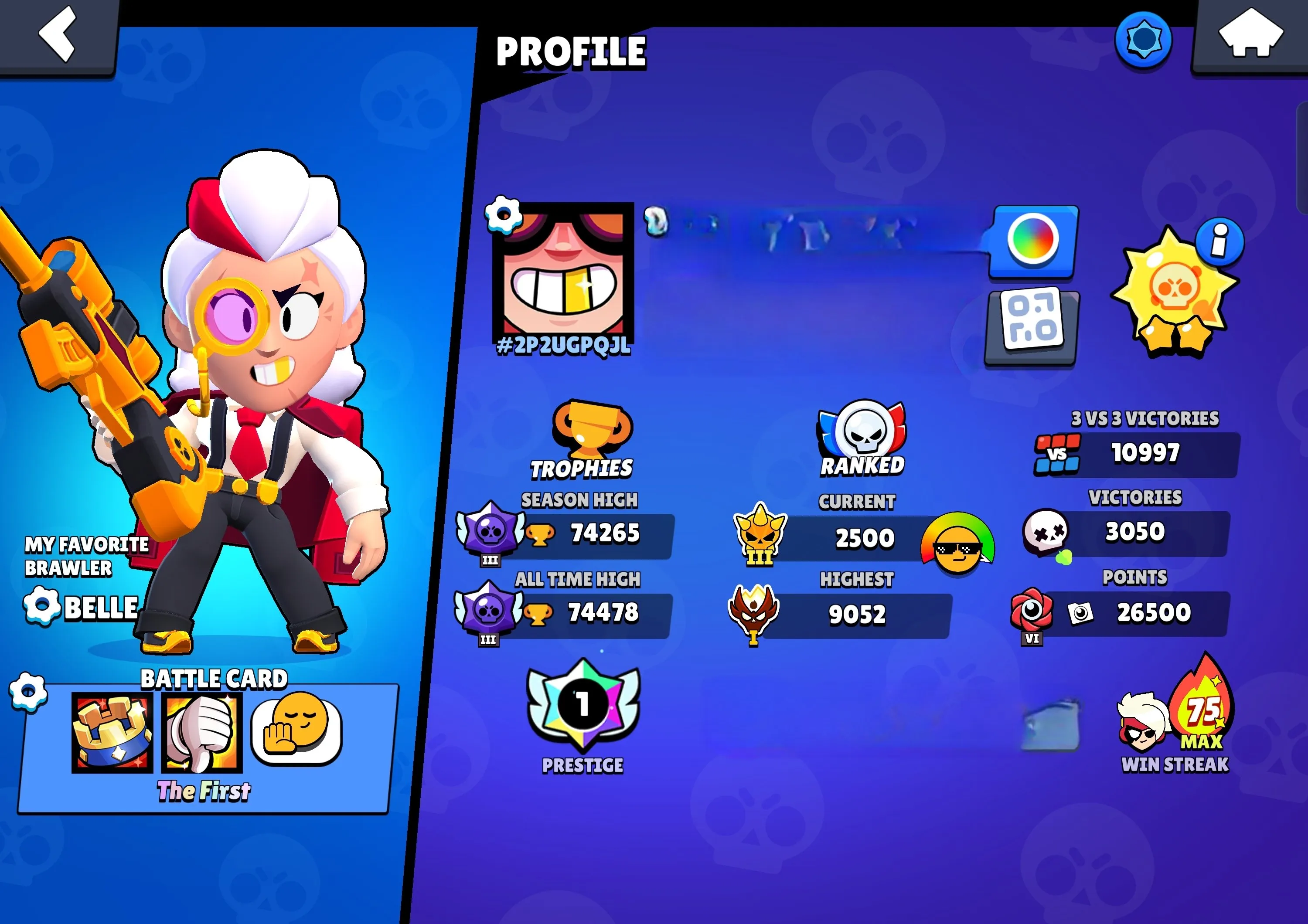 ✧・゚:*✧ 15% OFF ✧・゚:*✧ Seriously. Just Buy. Brawl Stars - 74850 Trophies, 97 Brawlers, 23 BP+, 35 Rank, King Frank Skin(#S59703341f) ✧・゚:*✧
