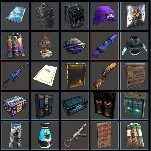 RT220 312 RUST Skins Twitch Drops Kick Drops No $5 Limit Collectible Limited Edition Items in Pictures