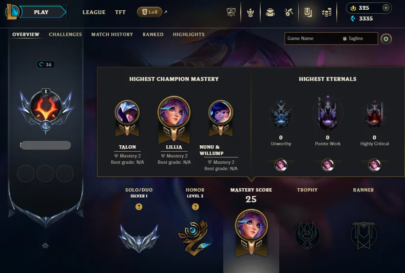 🔥Silver 1 67%WR (6W/3L) Handleveled💎49Champs 4Skins + LOOT⭐Name Changeable🔓Unverified Email✅Lifetime Ownership Guarantee ⸱ Never Taken Back