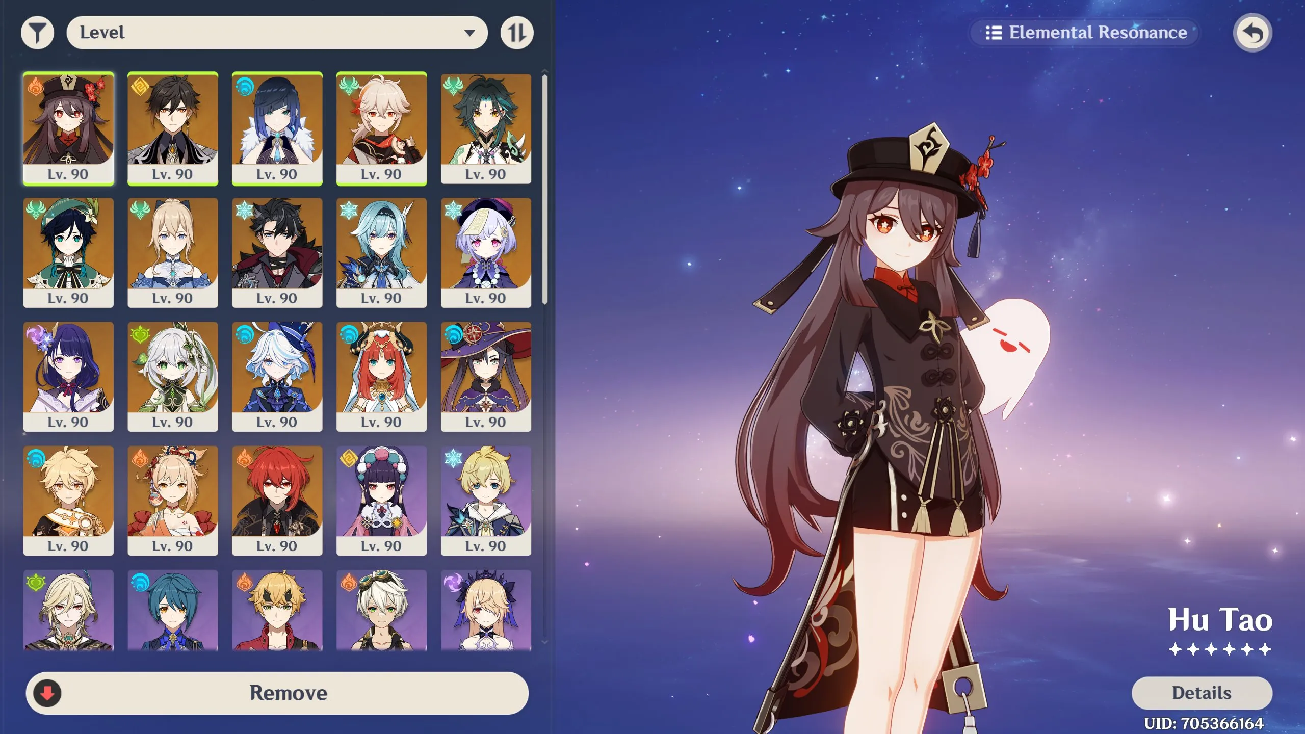 GI1070 High AR60 Dual Gacha Account with Yoimiya, Hu Tao C1, Yelan C1, Raiden, Nahida, Nilou, Venti, Zhongli and Multiple Limited 5-Star Weapons